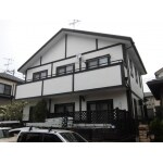 くすんだ木部をキッチリ仕上げてから外壁塗装を行いました