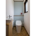北欧テイストのナチュラルなトイレ空間