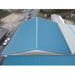 木津川市　ボトムフラットへ重ね葺き工事