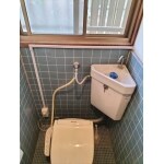 トイレコンセント増設　配線すっきり！