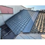 大阪市東住吉区　半面ルーガ雅へ葺き替え工事