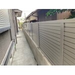 滋賀県大津市　ブロック塀フェンス新設工事