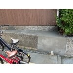 擁壁の一部分を補修