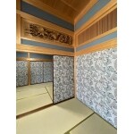 和室の襖をモリス柄に！
