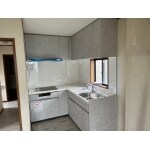 戸建て　キッチンの交換工事　L型