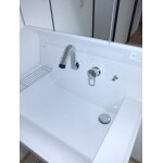 清潔感のある洗面空間へ