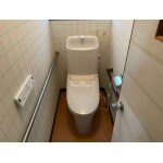 スッキリとした空間に！トイレ交換リフォーム