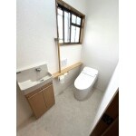 既存の手洗器を活かしたトイレリフォーム