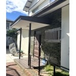 玄関庇をリフォーム