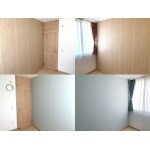 1つの部屋に間仕切りを追加して2つの子供部屋にしました