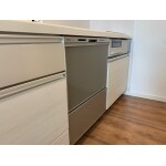 IH式コンロに変更、カップボードも設置