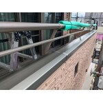 窯業系笠木からアルミ笠木へ交換