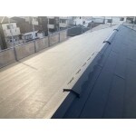 大阪市城東区　ガルテクトへ屋根重ね葺き工事
