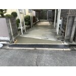 ガレージ段差改装工事