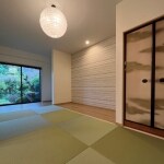 琉球半帖畳を取り入れて明るくモダンな和室に