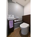 高級感のあるクラシックなトイレ空間