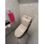 内装やタオルハンガーにもこだわった美しいトイレへ！