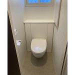 床のお掃除が楽なフロートトイレにリフォーム！