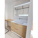 家事の時短につながる広々ランドリールーム