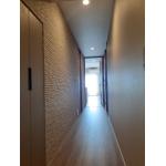 エコカラットがアクセントの廊下