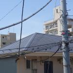 練馬区　アパート　屋根塗装工事