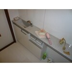 浜の民宿のおしゃれなトイレ