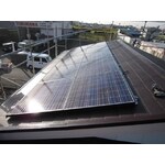 屋根の診断・塗装と合わせて太陽光パネルを設置