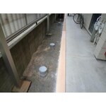 小さな空間に駐輪スペース