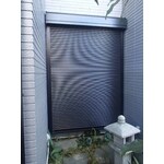雨戸の無いサッシに電動窓シャッターを新設①