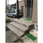 玄関ポーチのタイル張替工事