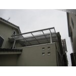 ﾊﾞﾙｺﾆｰﾃﾗｽ屋根設置工事