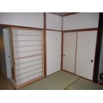 和室８畳間　じゅらく壁→クロス張替リフォーム