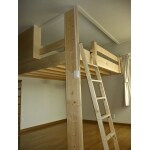 子供部屋にロフト風のベッドを製作しました。