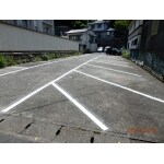 駐車場のライン工事