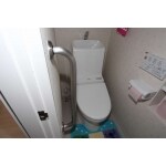 一体型トイレでよりスマートに！価格をお手頃で！