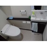 タンクレスへシステム手洗い器を備えました。