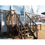ウッドデッキの補修塗装