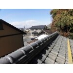 熨斗瓦の敷き直し