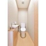 清潔感のある快適なトイレスペース