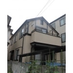東京都江戸川区　苔やカビで汚れたソフトリシンの外壁・屋根塗装