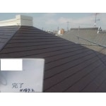 弥富市で屋根シリコン塗装を行いました