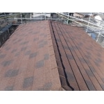 経年劣化が分かりにくい3F屋根もカバー工法で安心！