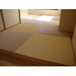 カラー畳を2色使って和モダンな空間に！！
