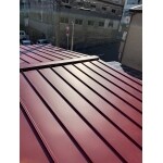 大阪市中央区　ｶﾗｰGL鋼板　屋根重ね葺き工事