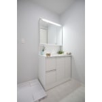 【建替】ホワイトで統一した清潔感溢れる洗面室