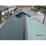 屋根の塗装　棟板金の交換工事