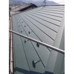 秩父市にて、ガルバリウム鋼板材の屋根カバー工事