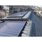 屋根葺き替えして太陽光発電工事