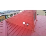 ガルバリウム鋼板での屋根カバー工法