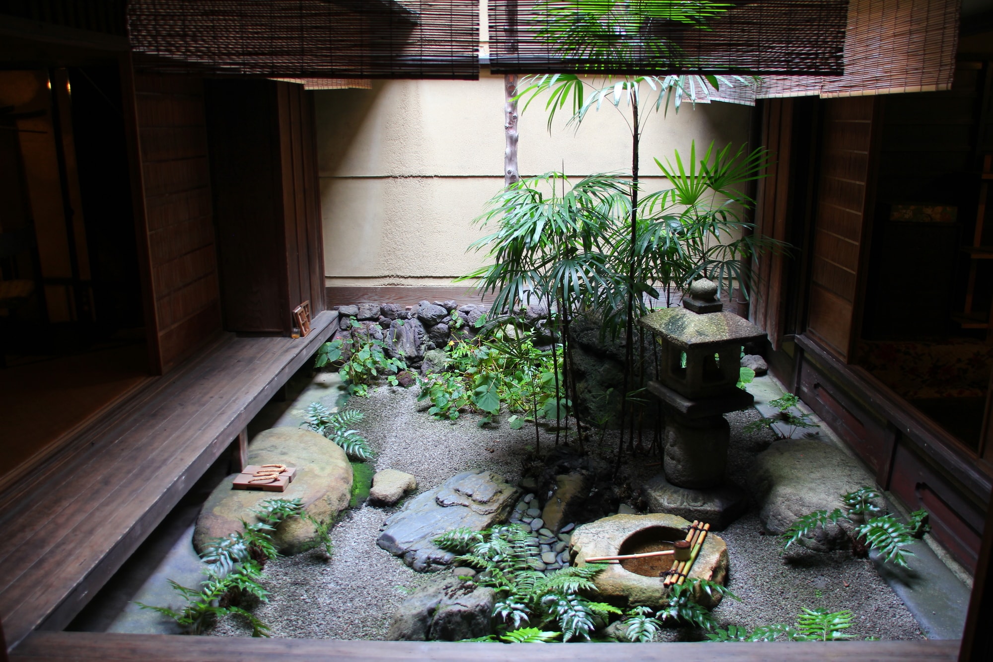 日本坪庭 日本一坪 室内枯山水 坪庭设计案例